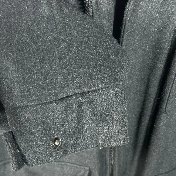 COOGI Dark Gray Military Field Coat- Wool Blend Size 2X - Picture 10 of 14